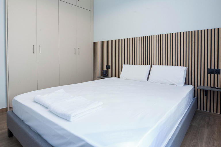 Bedroom 4, Fresh Modern 1 Bd Apt in Vibrant Patisia, Attica