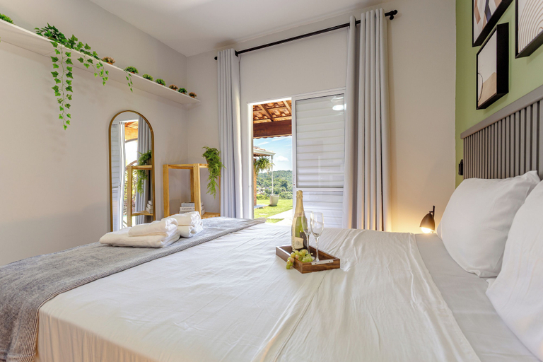 Bedroom 3, Casa com piscina - Brazilian Corner, Ibiúna