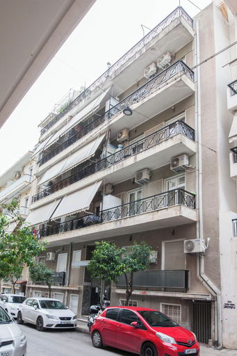 Exterior & Views, Fresh Urban Apt with Balcony in Zografou, Attica