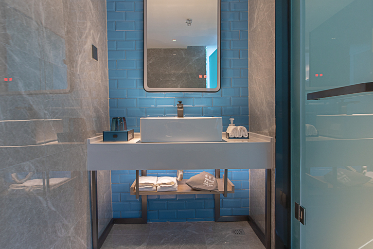 Bathroom 3, Echarm Hotel Zigong Machishui Wanda Plaza, Zigong