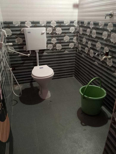 Bathroom 4, Parvati Gust House, Uttara Kannada