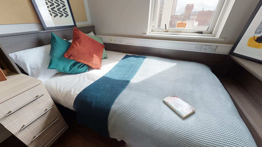 Bedroom 2, Student Only Lambert & Fairfield House, Manchester
