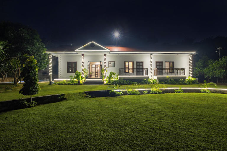 Exterior & Views 2, Alaya Stays 5 BHK Pet friendly with pvt pool - Ashirwad Farms, Mewat