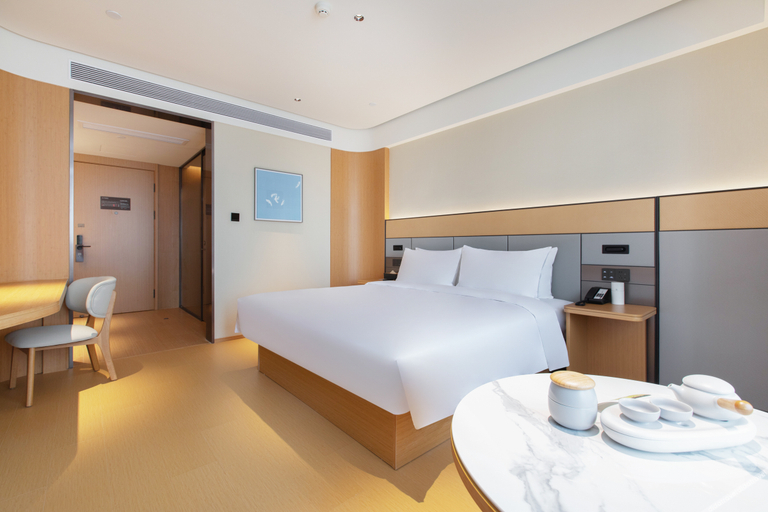 Bedroom 2, Ji Hotel Xiangyang Xiangzhou District Minfa Plaza, Xiangfan
