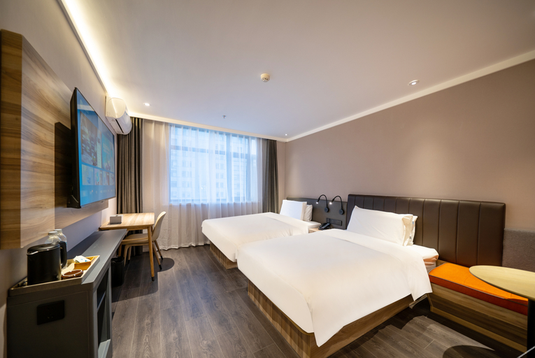 Bedroom 2, Hanting Hotel Yingkou Bayuquan Wanlong Plaza, Tieling