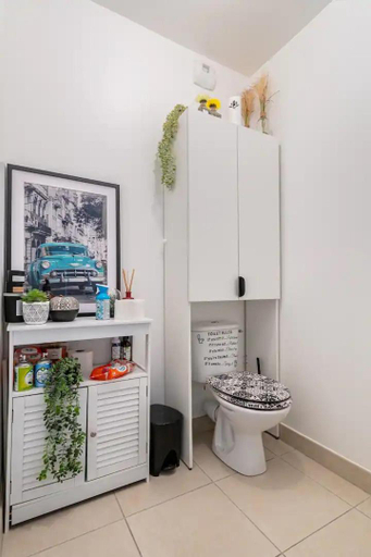 Bathroom 3, Residence Abraham-Bed&Breakfast Guest Room 2 LaDefense U-Arena #Parking #Terasse #Fibre #View, Hauts-de-Seine
