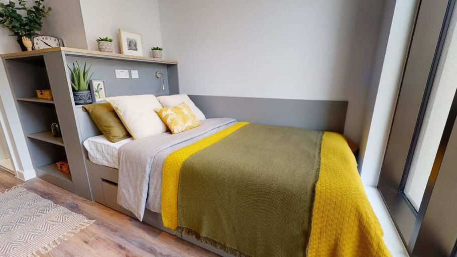 Bedroom 2, Altus House - Campus Accommodation, Leeds