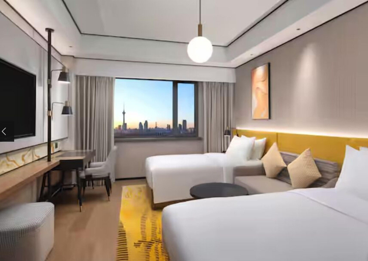 Bedroom 3, Hilton Garden Inn Tianjin Five Great Avenues, Tianjin