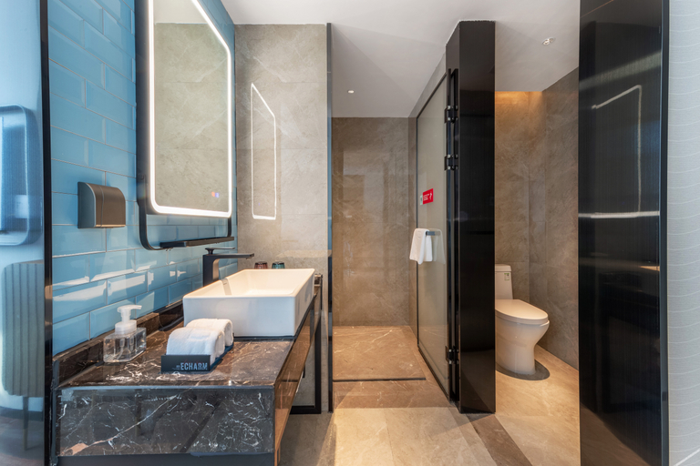 Bathroom 3, Echarm Hotel Zigong Machishui Wanda Plaza, Zigong