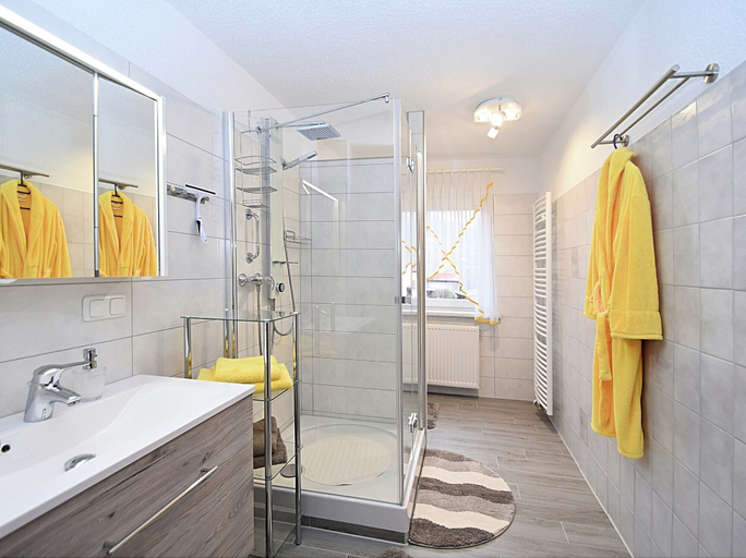 Bathroom, Ruhiges Ferienhaus in Floh-seligenthal, Schmalkalden-Meiningen
