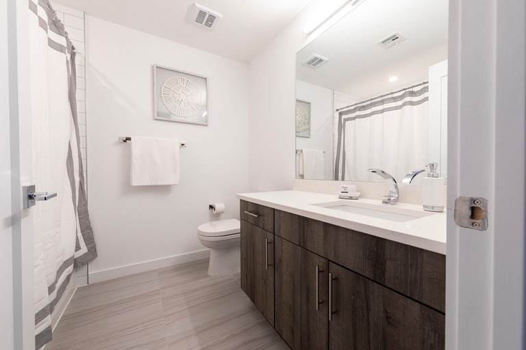Bathroom 5, Sun-drenched 3BR Loft With Outdoor Space Near NYC, Hudson