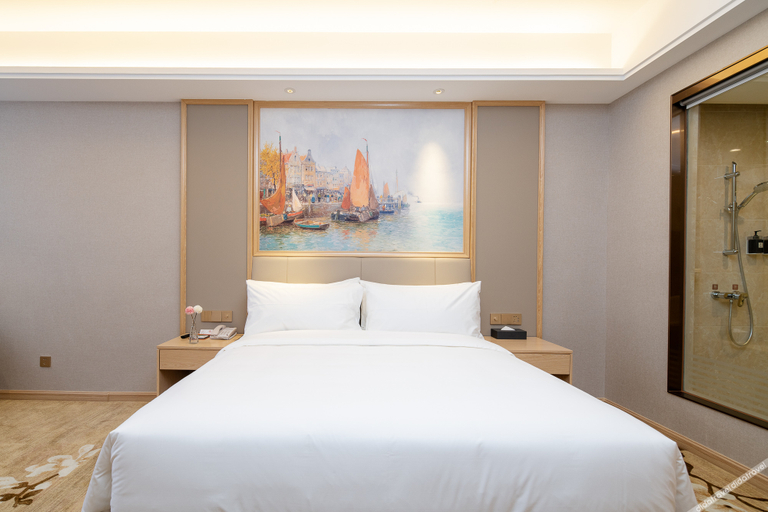 Bedroom 2, Vienna Hotel Guangdong Zhuhai Doumen Daxin Xinduhui, Zhuhai