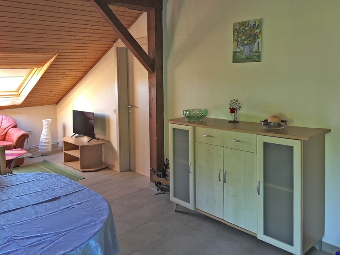 Bedroom 2, Holiday Flat With Terrace in the Westerwald, Limburg-Weilburg