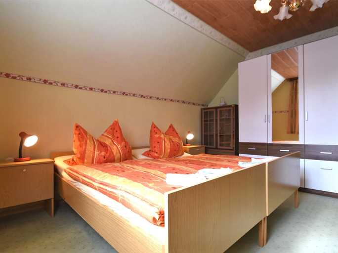 Bedroom 2, Holiday Home With Terrace in the Harz Mountains, Harz