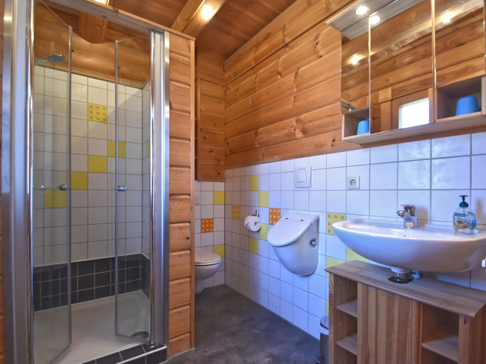 Bathroom 5, Wooden Holiday Home With Sauna, Schwandorf