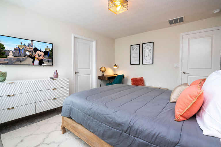Bedroom 3, 4810 LL - 5BD Private Pool Townhome - Storey Lake, Osceola