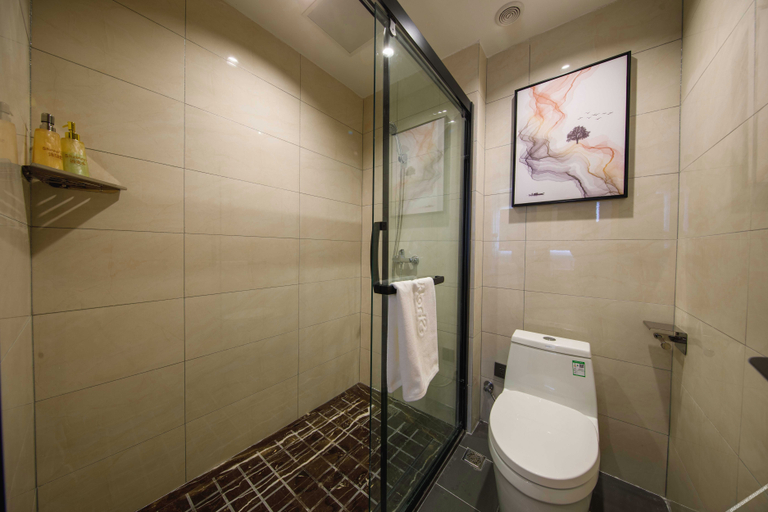 Bathroom 3, Shell Hotel Huaibei Lieshan District Nanhu Yayuan, Huaibei