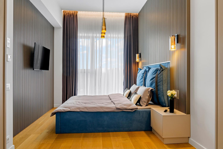 Bedroom, ONE Luxury Apartments - Verdi Park, Municipiul Bucuresti