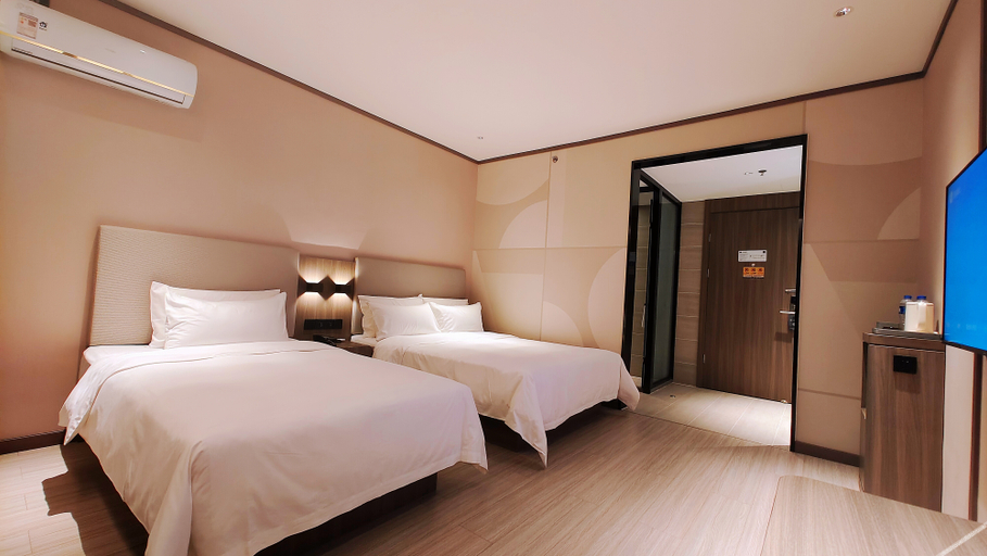 Bedroom 2, Hanting Hotel Taiyuan Gujiao Huoshan Yuan, Taiyuan