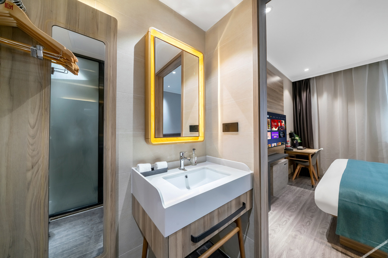Bathroom 3, Borrman Hotel Suzhou North Railway Station Cailian Plaza, Suzhou