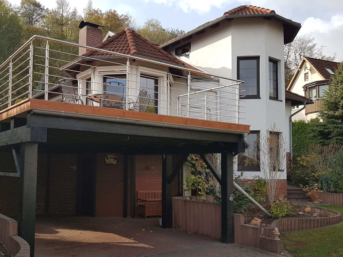 Exterior & Views, Gruppenunterkunft mit Pool in Ballenstedt, Harz