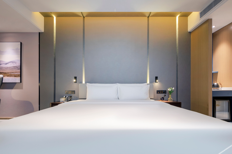 Bedroom 2, Atour Hotel Wuhan Guanshan Avenue Optics Valley, Wuhan