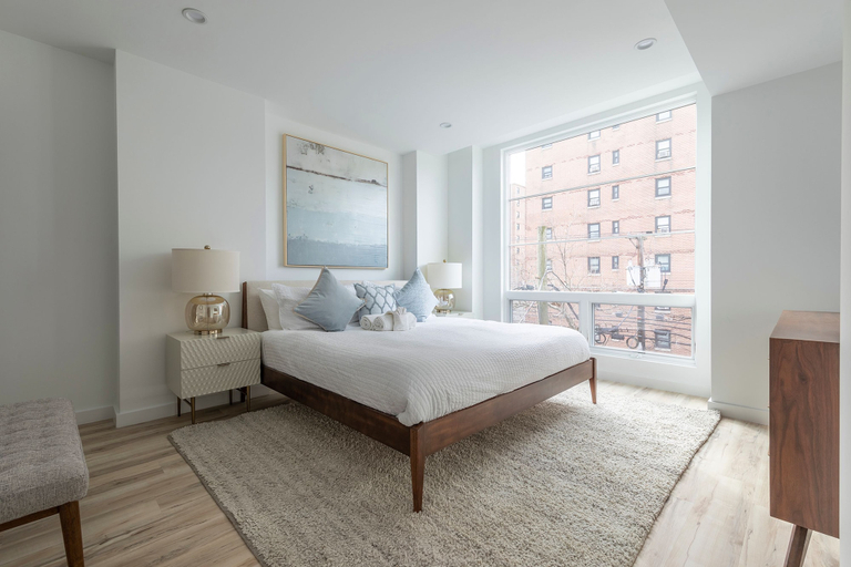 Bedroom 3, Sun-drenched 3BR Loft With Outdoor Space Near NYC, Hudson