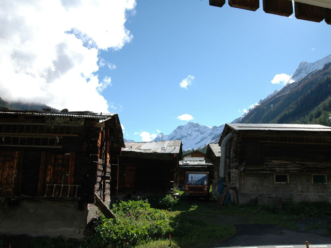Exterior & Views, Apartment in Blatten with Mountain Views Open Kitchen, West Raron
