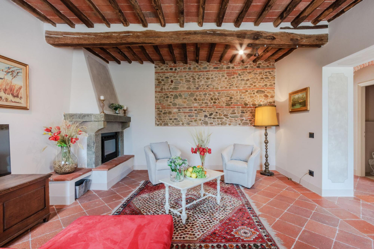 Room 3, Villa Papari in Gragnano, Lucca