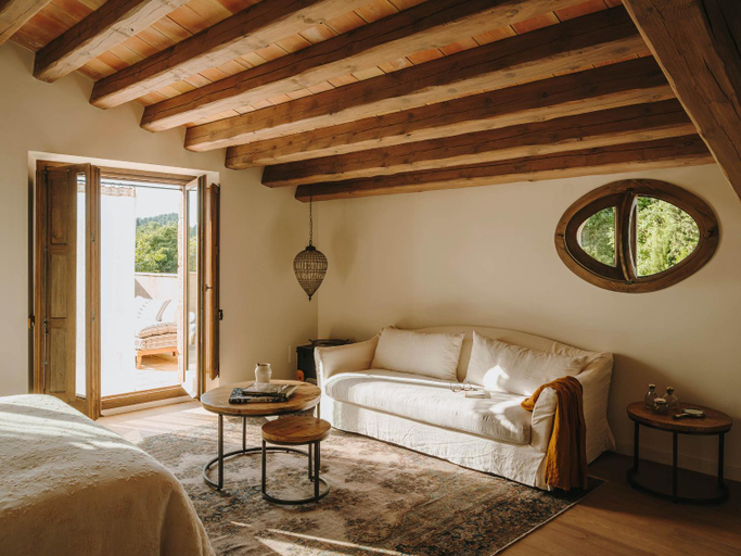 Bedroom 3, Mas Generos - Adults-Only Eco Hotel, Girona