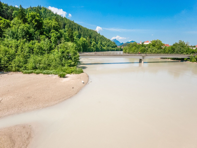 View from property 3, Flat in Wildsteig With Furnished Garden, Weilheim-Schongau