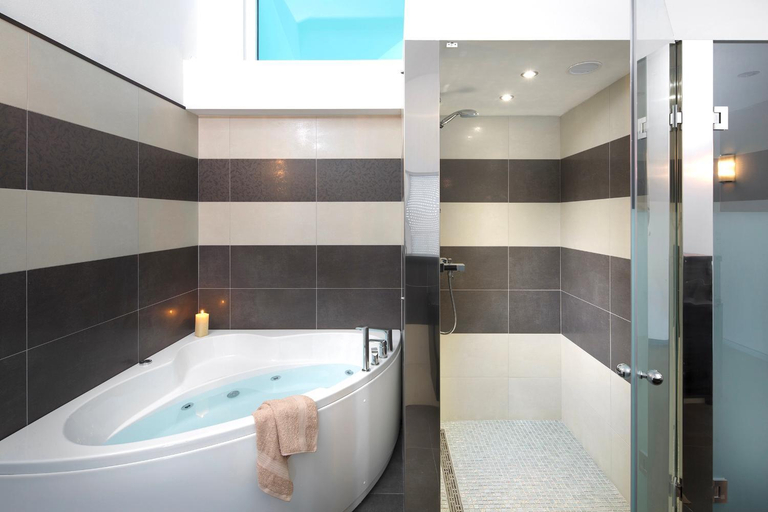 Bathroom 3, Luxury Panorama Vila with amazing Seaview in Gondolici 7 km from Rabac, Labin