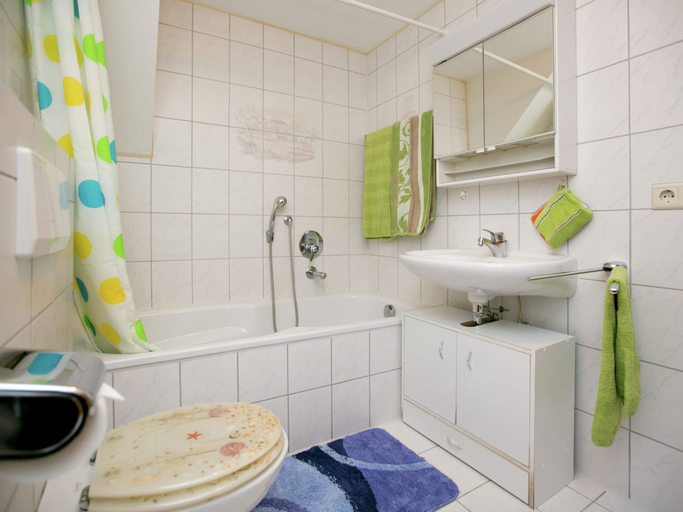 Bathroom, Spacious Apartment near Lake Constance with Covered Balcony, Bodenseekreis