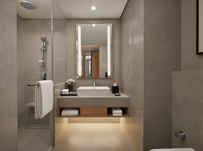 Bathroom, Hyatt Place Vadodara, Vadodara