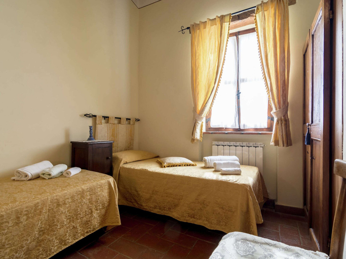 Bedroom 3, Apartment in Todi With Pool and Garden, Perugia