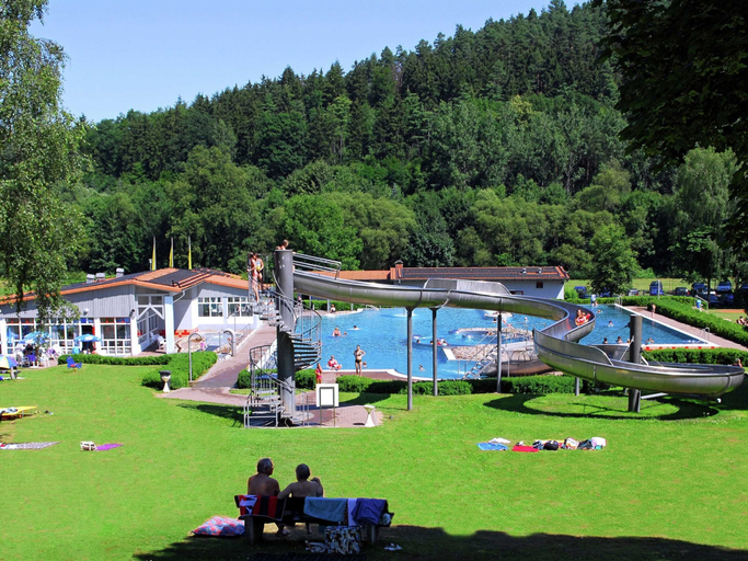 Pool, Holiday Home in Germany With Scenic Nature, Hersfeld-Rotenburg