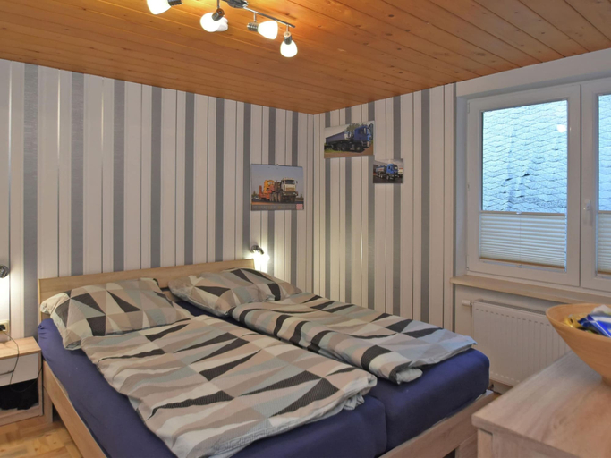 Bedroom 2, Holiday Home in Gntersberge With Garden, Harz