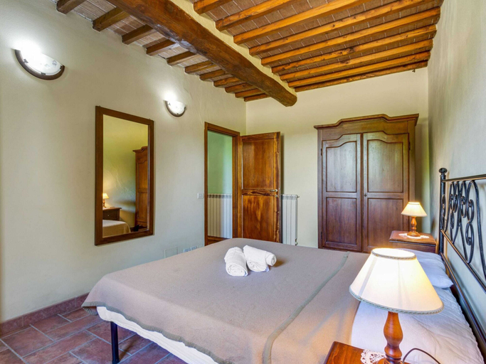 Bedroom 4, Apartment in Tuscany With Pool and Scenic Views, Siena