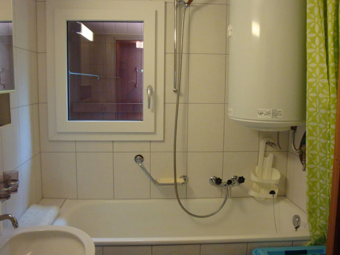Bathroom, Cozy Chalet in Chrixacher near Forest, Raron