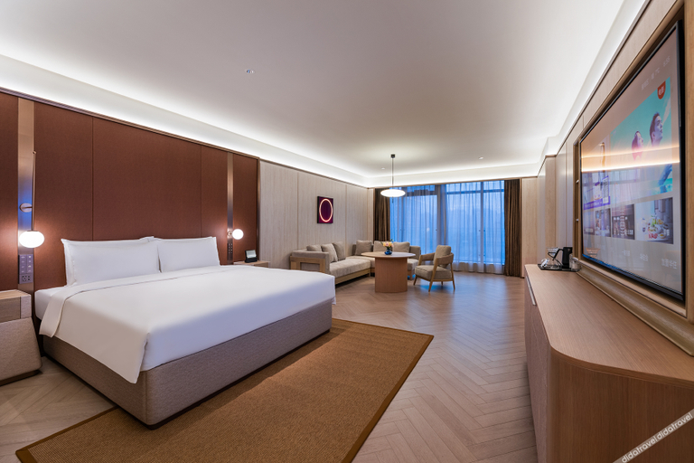 Bedroom 2, Orange Crystal Xi'an High tech Zone Hotel, Xi'an