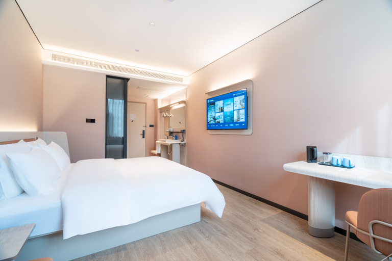 Bedroom 2, Hanting Hotel Rizhao Lanshan Ginza Shopping Mall, Rizhao