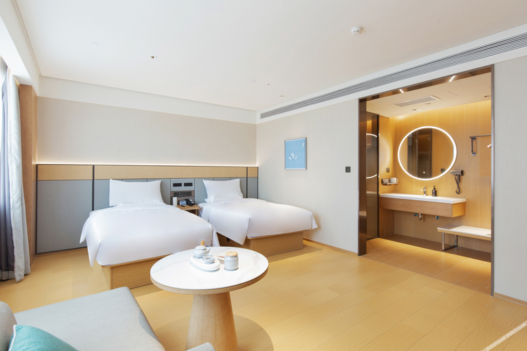 Bedroom 2, JI Hotel Dingzhou Railway Station, Baoding