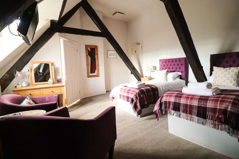 Bedroom 2, The Castle Hotel, Shropshire