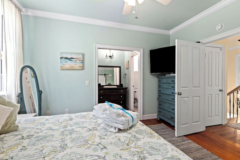 Bedroom 3, West PCB Upscale Home w/ Splash Pool, Close to Beach, 3br+bunkroom, Golf Cart, Bay