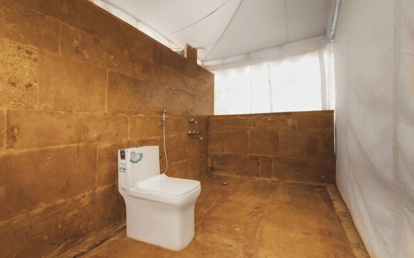 Bathroom, Rajasthan Desert Camp, Jaisalmer