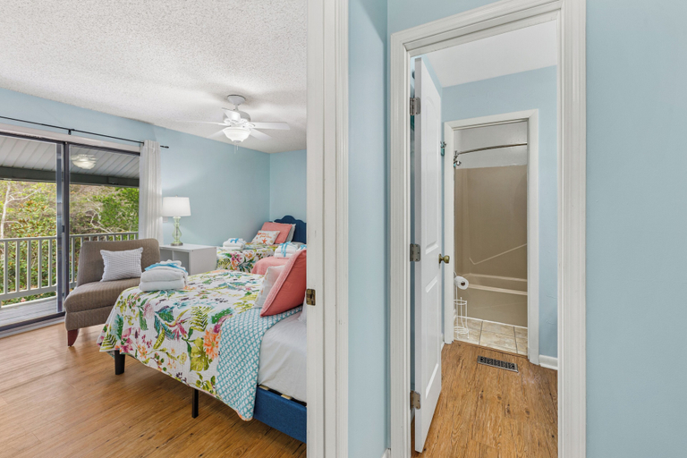 Bedroom 2, Short Walk to The Beach! Community Pool! Sleeps 8!, Bay