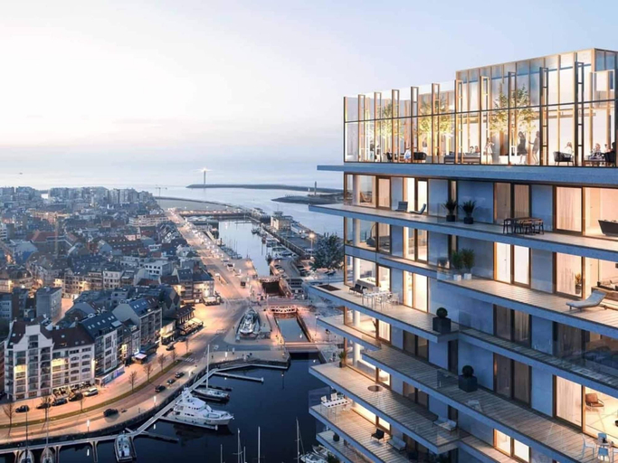Exterior & Views, Modern apartment in Oostende with terrace, West-Vlaanderen