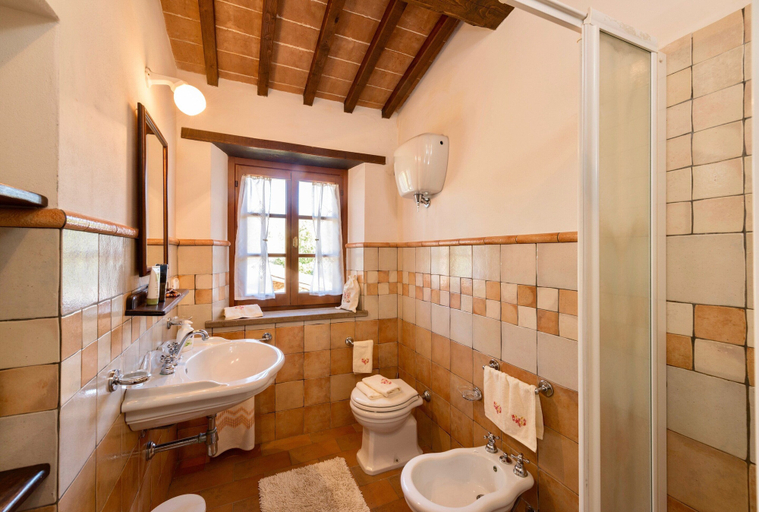 Bathroom 3, Farmhouse With air Conditioning, Private Terrace and Pool, Perugia
