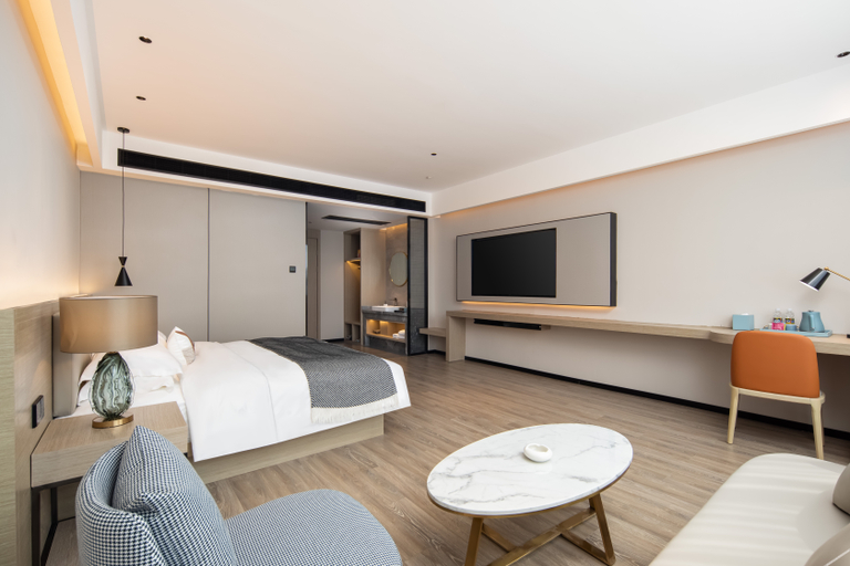 Bedroom 2, Echarm Hotel (Chengmai Laocheng Software Park), Hainan