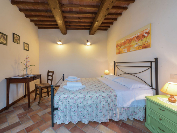 Bedroom 3, Holiday Home With Swimming Pool With Bubble Bath and Children's Pool, Florence